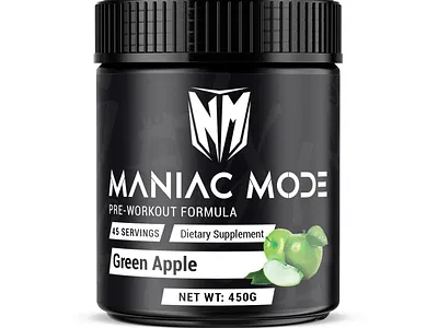 Pre-workout Supplement Label Design bottle design branding cbd packaging design graphic design illustration label design labeldesign logo packaging preworkout label product label supplement label