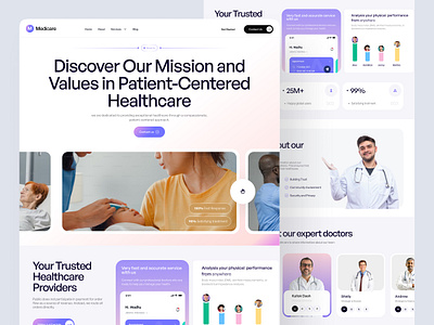 Medical Website Design for Healthcare about us page clinic doctor doctor web doctor website design healhcare health health care website healthcare landing page landingpage medical medical web medical website medicare medicine ui ux web design website design