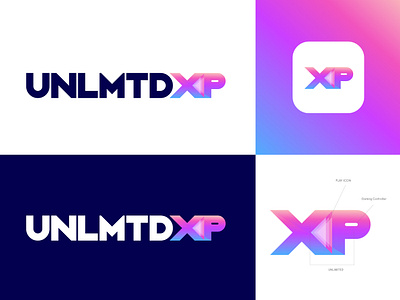 Modern colorful abstract logo design abstract logo app icon mark brand identity branding design ecommerce technology gradient logo letter mark monogram lettering logo logo creation logo design logo designer logo maker logotype modern futuristic logo modern logo symbol tech digital saas web3 xp