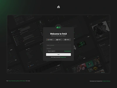 FM Daily UI • Day 16 daily ui fmui login popup overlay ui ux web design