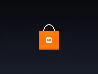 Xiaomi store icon xiaomi 主题 商城 橙色 购物
