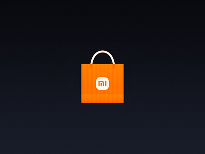 Xiaomi store icon xiaomi 主题 商城 橙色 购物