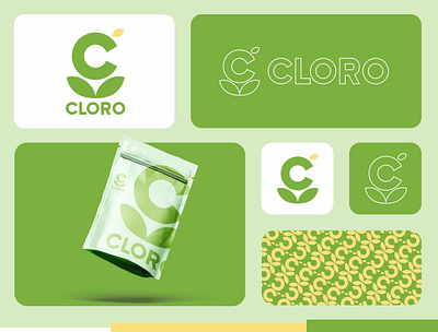 CLORO DESIGN LOGO 3d animation branding logo motion graphics