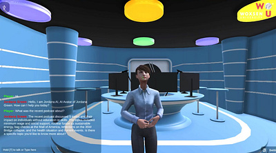 Jordana AI Avatar Bot - RJ Bot 6. jordana ai avatar bot ai avatar podcast rj bot virtual reality vr