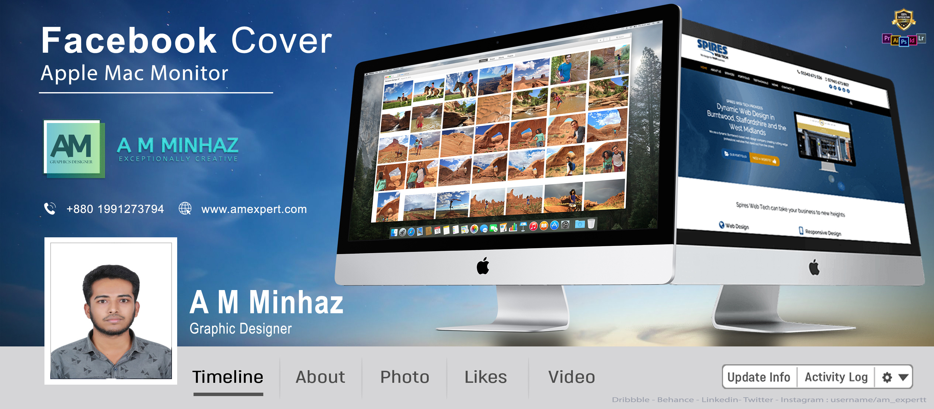 Facebook cover/Designing for Social Media Success 3d adventists project b banner design branding cover design design designforsocialmedia graphic design illustration logo motion graphics ui