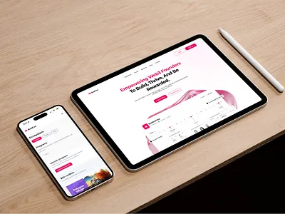 Web 3 Landing page Redesign animation branding graphic design ui