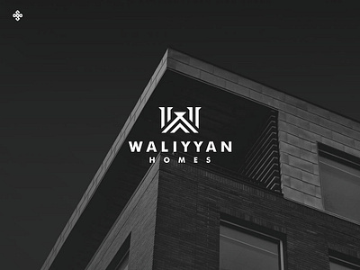 Waliyyan Home brand logo branding business logo graphic design home logo house logo logo luxury logo modern logo motion graphics real estate logo w w logo