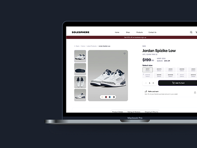 E-commerce Website e commerce ui website design