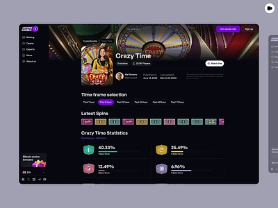 CryptoGamble - Casino Review Website affiliate animation article betting blockchain blog casino casino review casino website crypto gambling game gaming igaming review reviews slot game slots stats