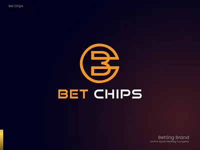 Bet Chips logo design | BC Logo | Betting logo design bc bc logo bc logo design bet chips bet chips identity bet chips logo betchips betting logo betting logo design bettings brand identity branding logo logo design logo grid logo guide mobile apps orange logo round logo