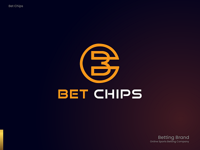 Bet Chips logo design | BC Logo | Betting logo design bc bc logo bc logo design bet chips bet chips identity bet chips logo betchips betting logo betting logo design bettings brand identity branding logo logo design logo grid logo guide mobile apps orange logo round logo