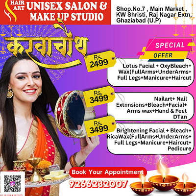 hairartkarwachauthdelhi karwachauth special offer