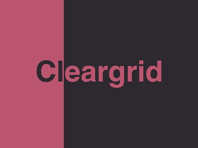 Cleargrid branding corporate logo design duotone font grafiko labs graphic design helvetica helvetica logo illustration logo logo design minimal minimal logo minimalist minimalist logo simple logo typography wordmark wordmark logo