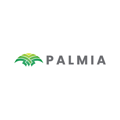 Palmia Logo brand branding floral graphic design icon identity logo logo design logos logotype palm