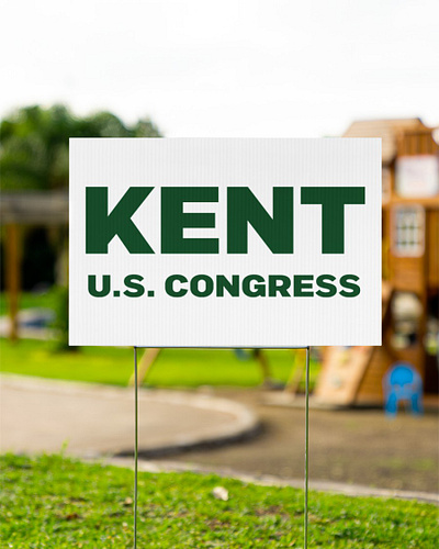 Joe Kent for Congress Yard Sign branding graphic design joekentforcongress joekentmovement joekentyardsign kentforchange kentforcongress makeyourvoiceheard motion graphics standwithjoekent supportjoekent