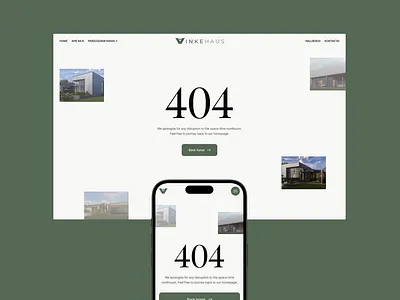 VinkeHaus Corporate website. UX | UI Design corporate website design houses landing ui uiux user interface ux web webdesign