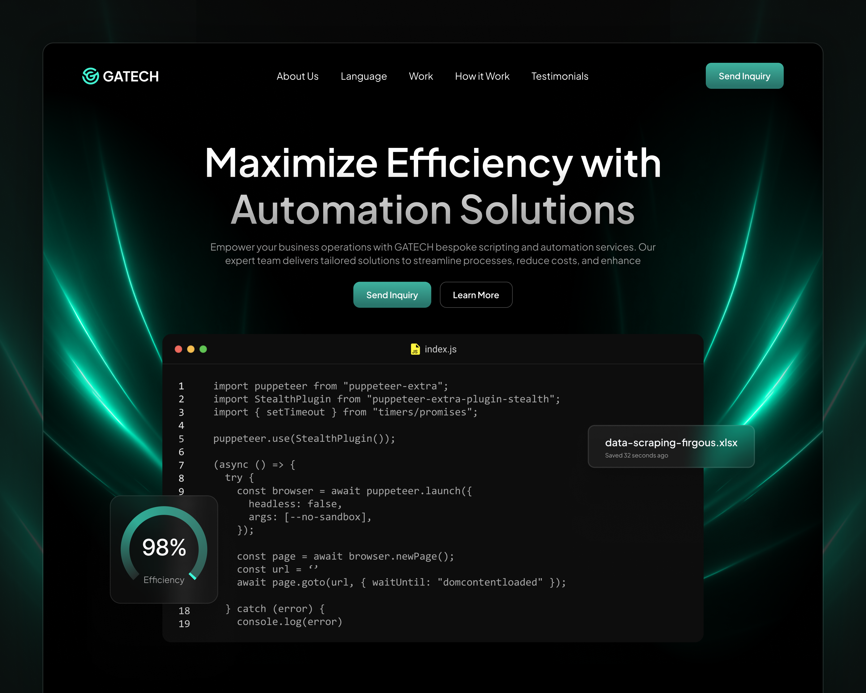 Example of Landing Page Design
