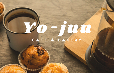 Yo juu Cafe and Bakery Brand Identity brand identity branding coffee cupcakes design design packaging graphic design illustration logo packaging vector