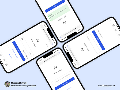 Radcom Co. Design Agency Onboarding (Mobile Version) mobile onboarding responsive ui