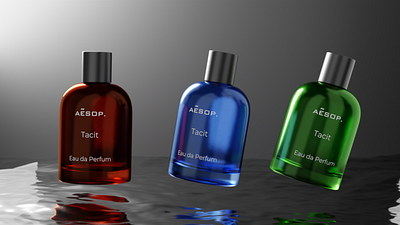 Perfume Bottle design 3d art 3d modeling blender branding design