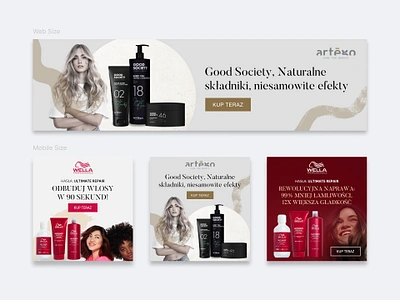 Web and Mobile Banner for E commerce site banner e commerce mobile web