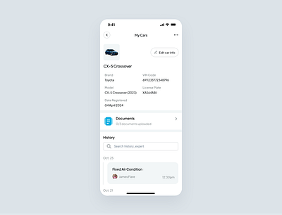 My Cars cars mobile mobile app plus jarkata sans ui ux visual design