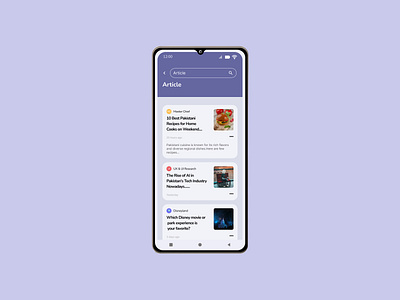 Daily UI Challenge # 16 - Article View Screen ai android article article view screen daily challenge daily ui challenge 16 disneyland figma figma design food illustration iphone ui ui design uiux