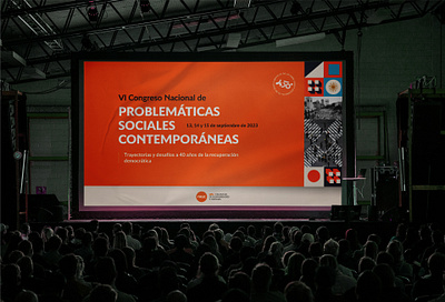 Congress Problemáticas Sociales Contemporáneas ARGENTINA 2023 congress design event graphic design identity