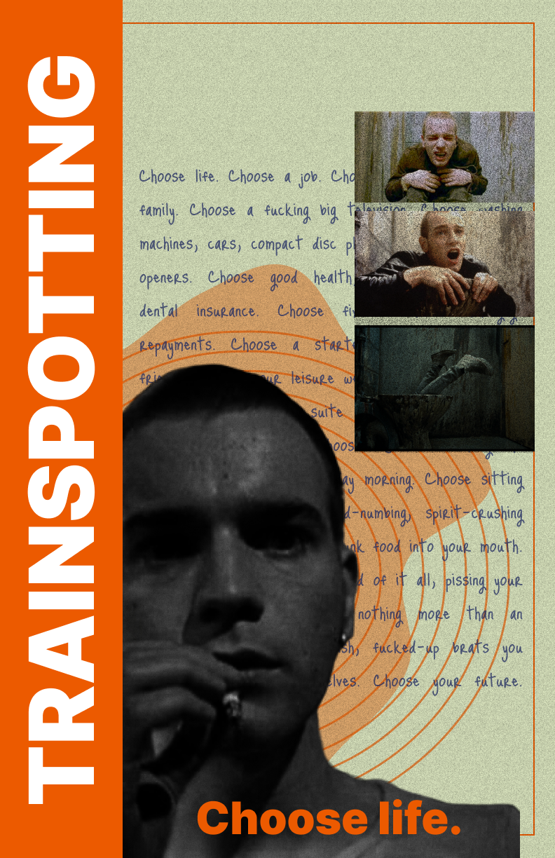 Example of Trainspotting Graphic