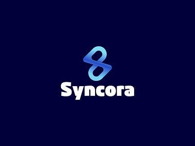 Syncora Startup Tech Company Logo brand logo branding business logo company logo creative logo logo design professional logo s s lettermark logo s logo s typography startup company logo startup logo tech company logo tech logo technology logo