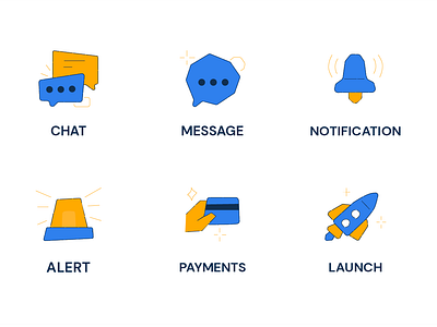 Iconset for a Fintech App branding graphic design icons ui