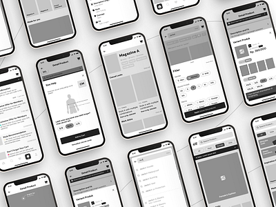 Shopping Store Wireframe fashion ios mobile app shopping ui uiinspiration ux wireframe