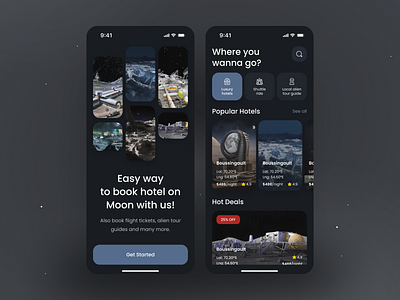 book hotel book hotel mobile moon ui