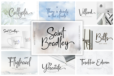 Saint Bradley (Wonderfully Script Typeface) app branding design elegant font fonts graphic design illustration logo script typeface vector wonderful