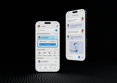 Doctor Appointment Mobile App UI/UX Case Study case study doctor appointment app figma hospital app medical app mobile app telemedicine app uiux case study uiux design ux case study