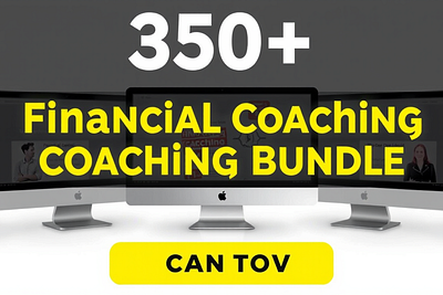 350+ Financial Coaching Bundle CANVA branding design graphic design illustration mockups vector