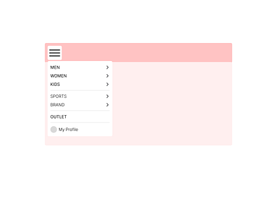 Hamburger UI Design daily ui dailyui hamburger hamburger ui design ui challenge ui component ui design ui inspiration uiux