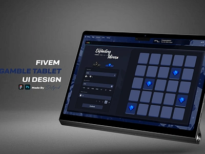 Gamble Tablet Design for GTA V I FiveM illustration