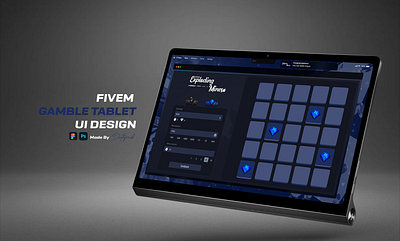 Gamble Tablet Design for GTA V I FiveM illustration