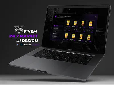 24/7 Market Design for Gta V I FiveM 3d animation illustration motion graphics