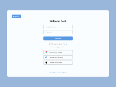 Login Page UI Design design desktop education login login ui register register ui signup signup ui ui ui design web web ui website