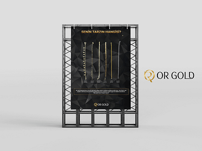 Gold Banner Design banner branding gold graphic design