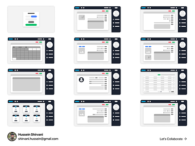 Radcom Mana CMS WireFlow Templates diagram ui user flow wire flow wireframe