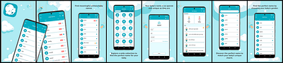 Baby Names App Submission Screens app submission branding logo sketch submission ui ux