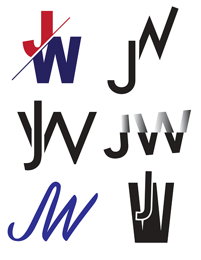 JW Ligatures graphic design