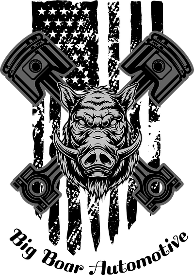 Big Boar Auto Logo logo