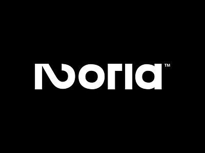 LOGO - NORIA branding design graphic design icon identity illustration letter lettering logo marks noria symbol type types typo typography ui