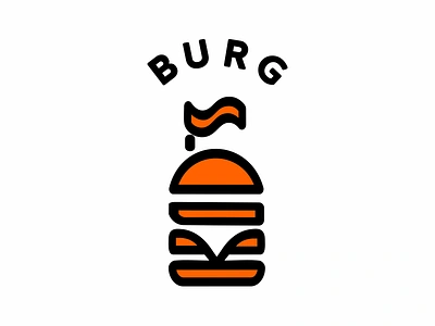 Kid`s Burg branding burg burger design discover fastfood food graphic design iden identity kid logo logomark logotype