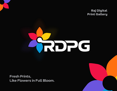 RDPG - print, printing, Digital print, Branding ai branding creative logo design digital art digital printing logo logo design logo designer logo maker modern logo print printing printing company logo stsohan tech technology ui web