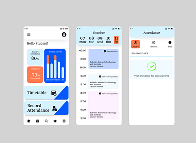 UI Of Student Dashboard! app branding design graphic design illustration logo typography ui ux vector